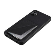 For Samsung Galaxy S23+ 5G Denior Imitation Calf Leather Back Phone Case with Holder(Black)