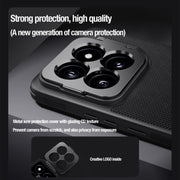 For Xiaomi 14 Pro NILLKIN Textured Prop Lens Protection Holder Nylon Precise Hole Phone Case(Black)