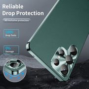 For Samsung Galaxy S23 Ultra 5G MagSafe Magnetic Plain Metal Phone Case(Green)