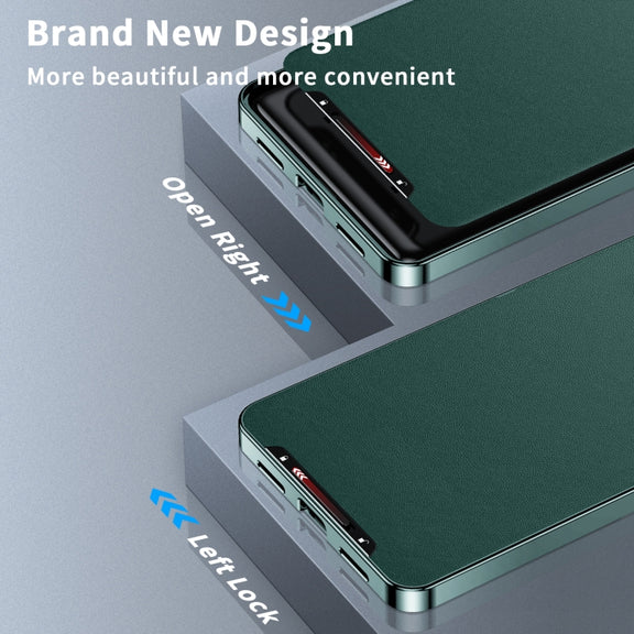 For Samsung Galaxy S23 Ultra 5G MagSafe Magnetic Plain Metal Phone Case(Green)