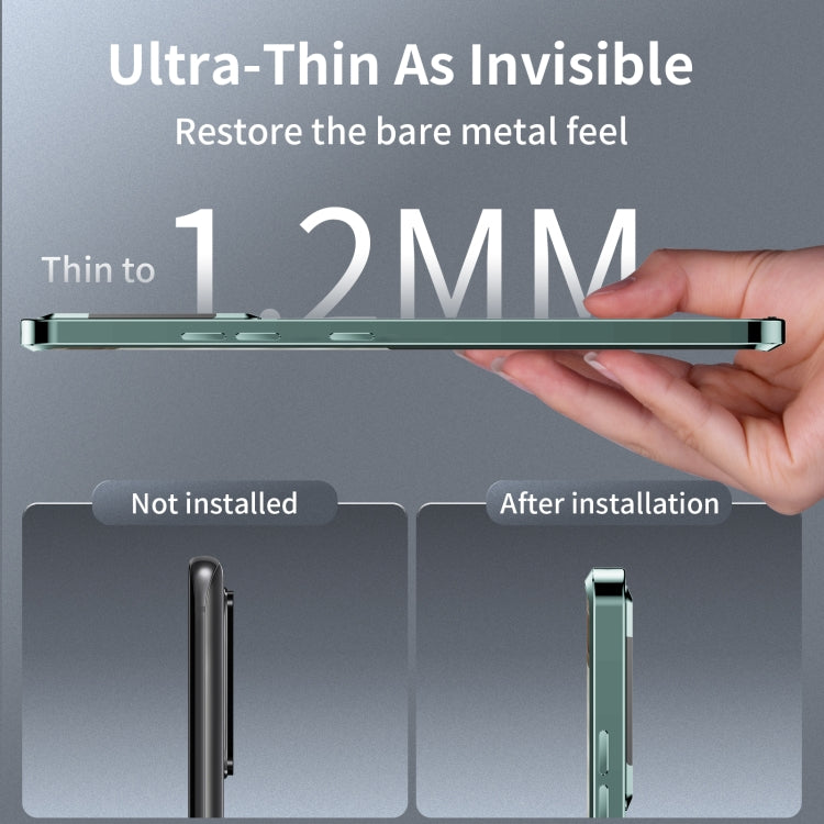 For Samsung Galaxy S23 Ultra 5G MagSafe Magnetic Plain Metal Phone Case(Green) - Galaxy S23 Ultra 5G Cases by PMC TechLife | Online Shopping South Africa | PMC TechLife