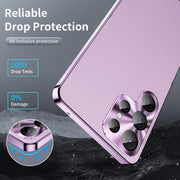 For Samsung Galaxy S23 Ultra 5G MagSafe Magnetic Plain Metal Phone Case(Purple)