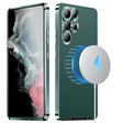 For Samsung Galaxy S24 Ultra 5G MagSafe Magnetic Plain Metal Phone Case(Green) - free shipping - PMC TechLife - Order now!
