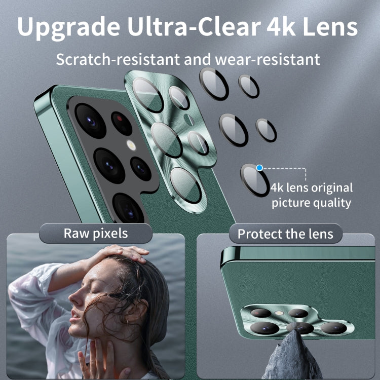 For Samsung Galaxy S24 Ultra 5G MagSafe Magnetic Plain Metal Phone Case(Green) - free shipping - PMC TechLife - Order now!