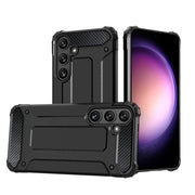 For Samsung Galaxy S24 5G Magic Armor TPU Hybrid PC Phone Case(Black)