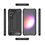 For Samsung Galaxy S24 5G Magic Armor TPU Hybrid PC Phone Case(Black)