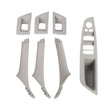For BMW F10 / F18 5 Series 7pcs Car Inside Doors Handle Pull Trim Cover, Right Driving, 51417225874(Grey) - free shipping - PMC TechLife - Order now!