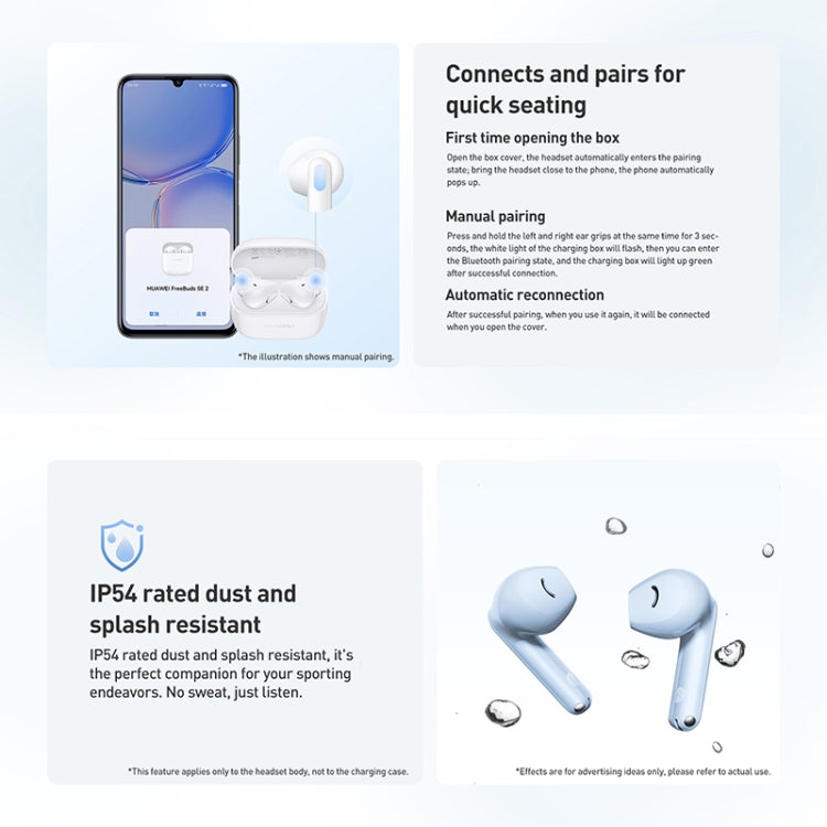 Original Huawei FreeBuds SE 2 Bluetooth 5.3 Wireless Earphone(White) - free shipping - PMC TechLife - Order now!