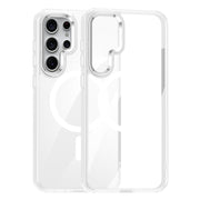 For Samsung Galaxy S24 Ultra 5G MagSafe Anti-fingerprint Highly Transparent PC Phone Case(White)