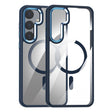 For Samsung Galaxy S24+ 5G MagSafe Anti-fingerprint Highly Transparent PC Phone Case(Blue) - Galaxy S24+ 5G Cases by PMC TechLife | Online Shopping South Africa | PMC TechLife | Buy Now Pay Later Mobicred