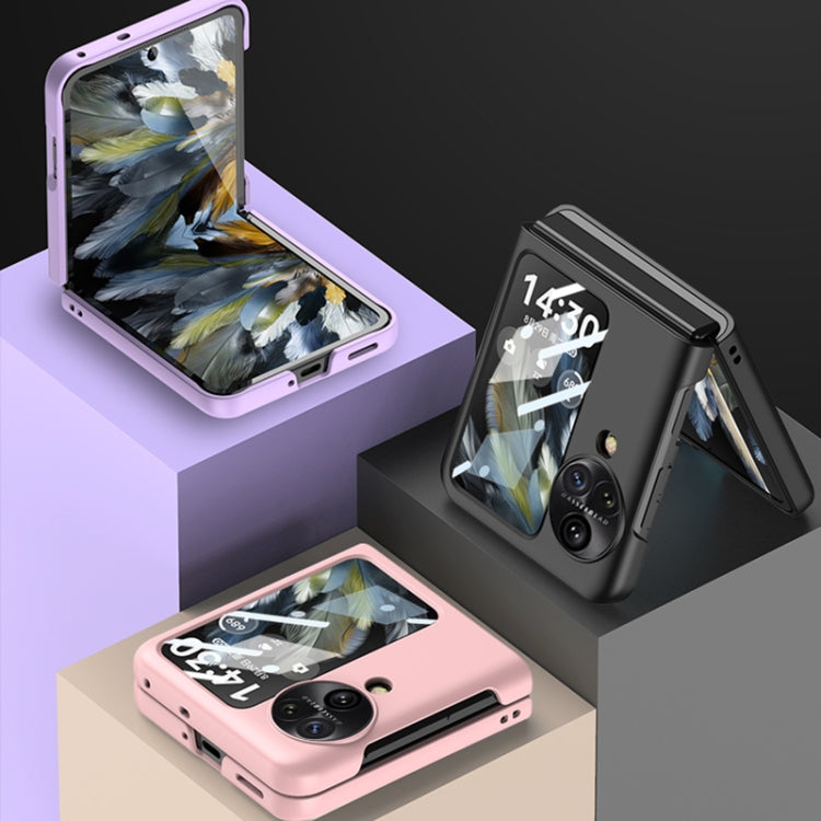 For OPPO Find N3 Flip GKK Integrated Ultra-thin Full Coverage Protective Phone Case(Black)