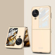 For OPPO Find N3 Flip GKK Integrated Ultra-thin Full Coverage Protective Phone Case(Gold) - OPPO Cases by GKK | Online Shopping South Africa | PMC TechLife | Buy Now Pay Later Mobicred
