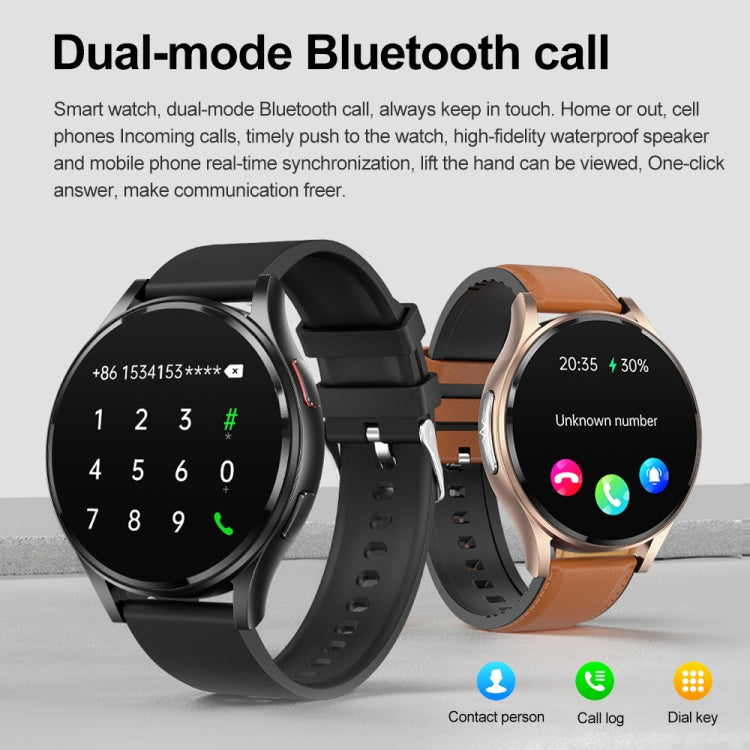 1.43 inch Silicone Strap Bluetooth Call Smart Watch Support ECG / Non-invasive Blood Sugar(Light Yellow) - free shipping - PMC TechLife - Order now!