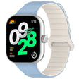 For Xiaomi Smart Band 9 Pro / 8 Pro Two Color Magnetic Silicone Watch Band(Blue Starlight) - Watch Bands by PMC TechLife | Online Shopping South Africa | PMC TechLife | Buy Now Pay Later Mobicred