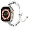 For Apple Watch Ultra 49mm Pearl Bracelet Metal Watch Band(Silver) - free shipping - PMC TechLife - Order now!