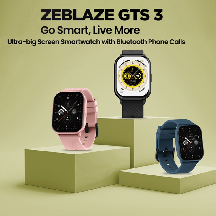 Zeblaze GTS 3 2.03 inch IP68 Waterproof Smart Bluetooth Call Watch(Black) - free shipping - PMC TechLife - Order now!