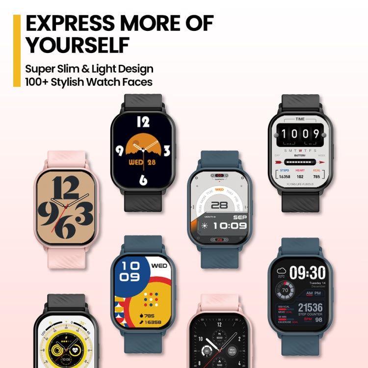 Zeblaze GTS 3 2.03 inch IP68 Waterproof Smart Bluetooth Call Watch(Pink) - free shipping - PMC TechLife - Order now!