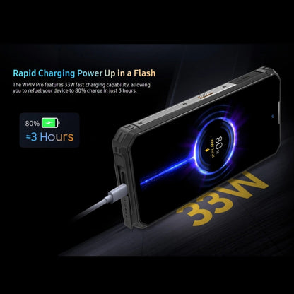 Oukitel WP19 Pro, 8GB+256GB, 6.8 inch MediaTek Helio G99 Octa-core, NFC, Network: 4G(Black) - free shipping - PMC Jewellery - Order now!