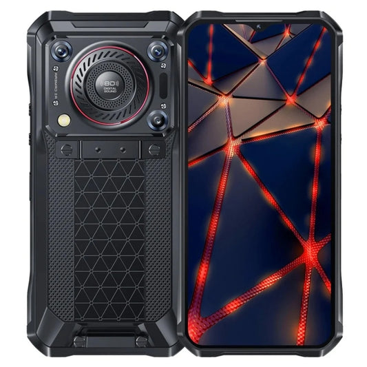 Oukitel WP33 Pro, 8GB+256GB, IP68/IP69K, Fingerprint Identification, 22000mAh, 6.6 inch MediaTek Dimensity 6100+ Octa-core, NFC, OTG, Network: 5G(Black) - free shipping - PMC Jewellery - Order now!