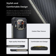 Oukitel WP30 Pro 5G, 12GB+512GB, IP68/IP69K, 108MP Camera, 11000mAh, 6.78 inch + 1.8 inch MediaTek Dimensity 8050 Octa-core 3.0GHz, NFC, OTG, Network: 5G(Black)