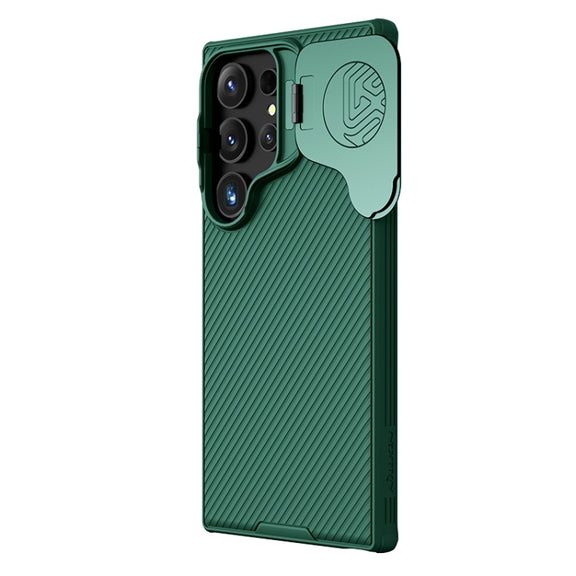 For Samsung Galaxy S24 Ultra 5G NILLKIN CamShield Prop PC Phone Case(Green)