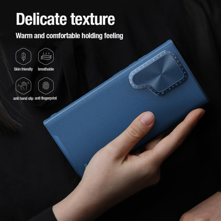 For Samsung Galaxy S24 Ultra 5G NILLKIN CamShield Prop Series PC + TPU Phone Case(Blue)