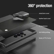 For Samsung Galaxy S24 Ultra 5G NILLKIN CamShield Prop Series PC + TPU Phone Case(Green)
