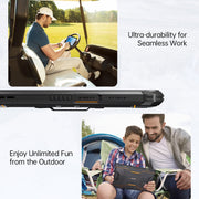 OUKITEL RT6 4G Network IP68/IP69K Rugged Tablet, 8GB+256GB, 10.1 inch Android 13 MediaTek MT8788 Octa Core Support Dual SIM, EU Plug(Orange)