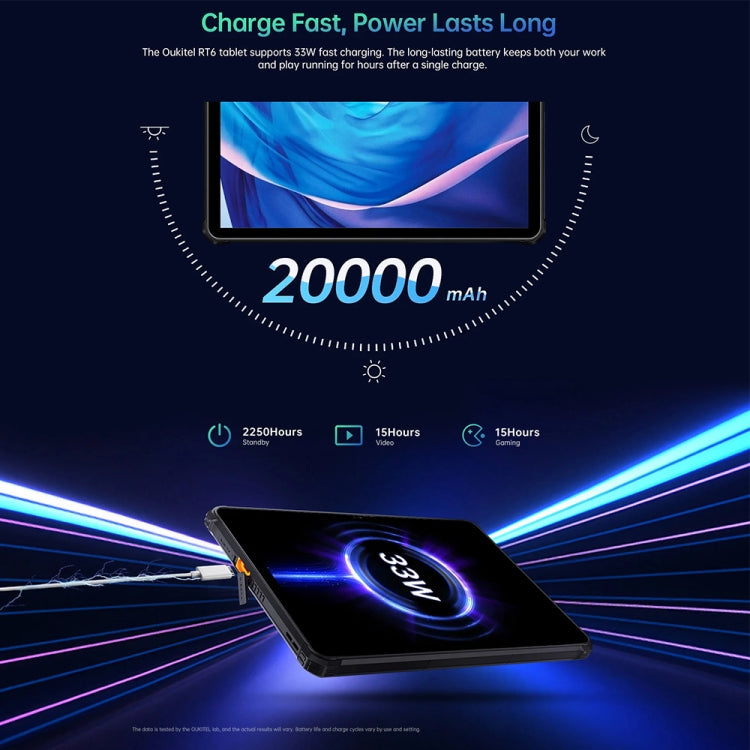 OUKITEL RT6 4G Network IP68/IP69K Rugged Tablet, 8GB+256GB, 10.1 inch Android 13 MediaTek MT8788 Octa Core Support Dual SIM, EU Plug(Orange) - free shipping - PMC TechLife - Order now!