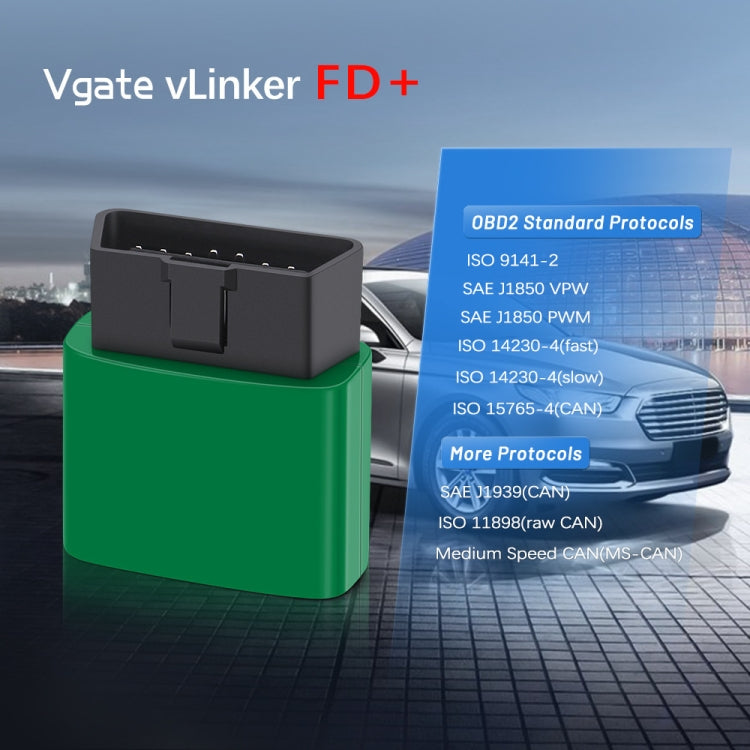 Vgate VLINKER FD + V2.2 Bluetooth 4.0 Car OBD Fault Diagnosis Detector - free shipping - PMC Jewellery - Order now!