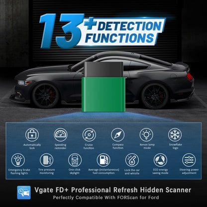 Vgate VLINKER FD + V2.2 Bluetooth 4.0 Car OBD Fault Diagnosis Detector - free shipping - PMC Jewellery - Order now!