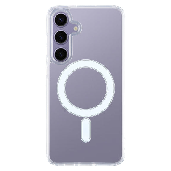 For Samsung Galaxy S24 5G MagSafe Clear Acrylic PC +TPU Phone Case(Transparent)