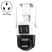 QX103 Humanoid Recognition AI Alarm WiFi Dome Dual IP Camera(AU Plug)