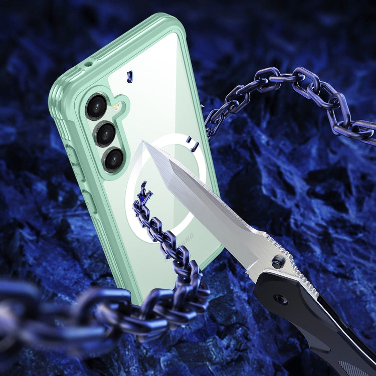 For Samsung Galaxy S23 FE 5G RedPepper Life Waterproof MagSafe Phone Case(Green) - free shipping - PMC Jewellery - Order now!