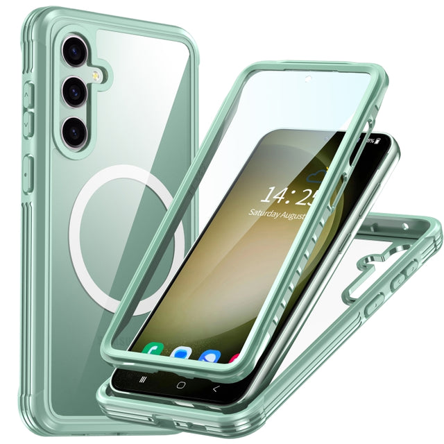 For Samsung Galaxy S23 FE 5G RedPepper Life Water-resistant MagSafe Phone Case(Green)