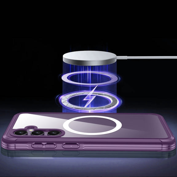 For Samsung Galaxy S23 FE 5G RedPepper Life Water-resistant MagSafe Phone Case(Purple)