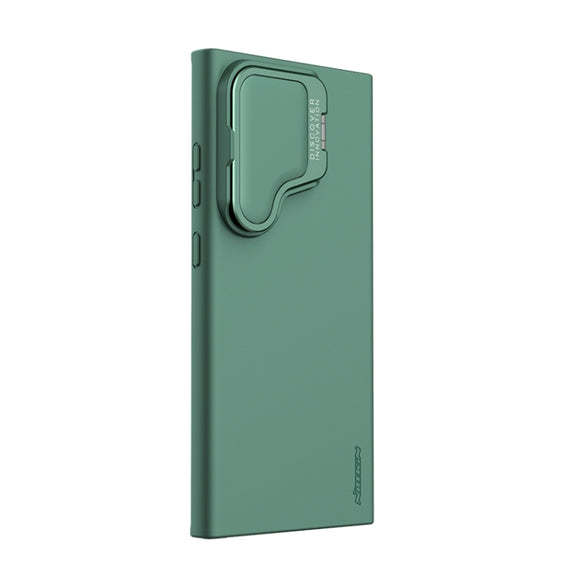 For Samsung Galaxy S24 Ultra 5G NILLKIN CamShield Prop Liquid Silicone Phone Case(Green)