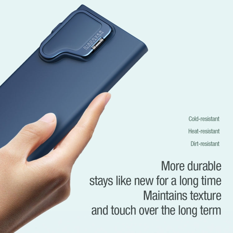 For Samsung Galaxy S24 Ultra 5G NILLKIN CamShield Prop Liquid Silicone Phone Case(Green)