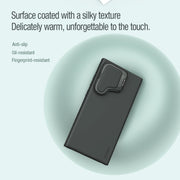 For Samsung Galaxy S24 Ultra 5G NILLKIN CamShield Prop MagSafe Liquid Silicone Phone Case(Black)