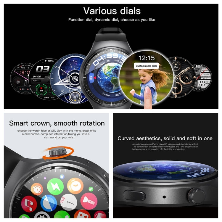 UNIWA DM80 1.43 inch IP67 Waterproof Android 8.1 Smart Watch Support 4G Network / WiFi / GPS / NFC(Red) - free shipping - PMC Jewellery - Order now!