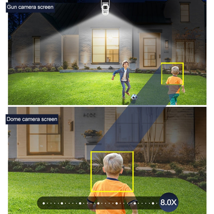 QX104 3MP WiFi Triple Camera Supports Human Face Recognition & AI Alarm(AU Plug) - free shipping - PMC TechLife - Order now!