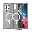 For Samsung Galaxy S24 Ultra 5G Terminator Style Glitter Powder MagSafe Magnetic Phone Case(Black) - Galaxy S24 Ultra 5G Cases by PMC TechLife | Online Shopping South Africa | PMC TechLife