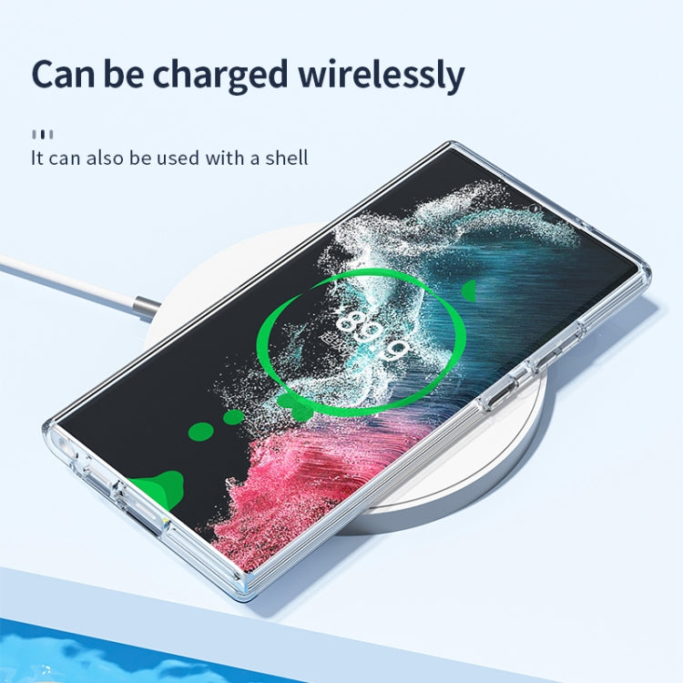 For Samsung Galaxy S24 5G Terminator Style Glitter Powder MagSafe Magnetic Phone Case(Black) - Galaxy S24 5G Cases by PMC TechLife | Online Shopping South Africa | PMC TechLife