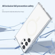 For Samsung Galaxy S24+ 5G Terminator Style Glitter Powder MagSafe Magnetic Phone Case(Black)