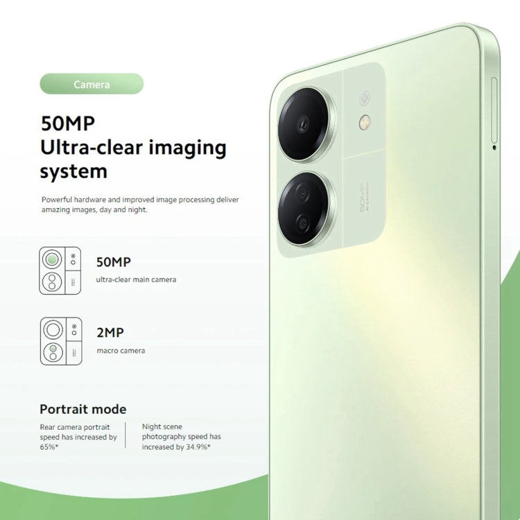 Xiaomi Redmi 13C 5G, 6GB+128GB,  6.74 inch MIUI 14 MediaTek Dimensity 6100+ Octa Core 2.2GHz, NFC, Network: 5G, Not Support Google Play(Startrail Silver) - free shipping - PMC TechLife - Order now!