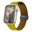 For Apple Watch SE 2022 40mm Carbon Fiber Magnetic Black Buckle Watch Band(Olive Brown) - free shipping - PMC TechLife - Order now!