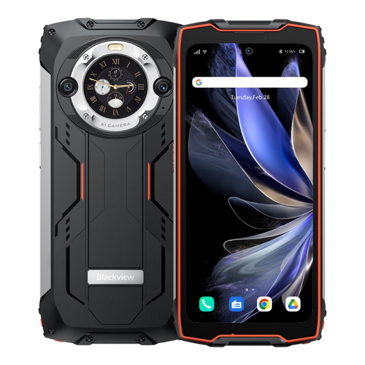 Blackview BV9300 Pro, 12GB+256GB, IP68/IP69K/MIL-STD-810H, 6.7 inch + 1.32 inch Android 13 MediaTek Helio G99 Octa Core, Network: 4G, NFC, OTG(Orange) - free shipping - PMC Jewellery - Order now!