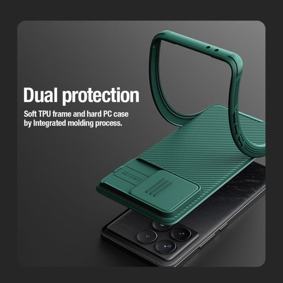 For Xiaomi Redmi K70 / K70 Pro NILLKIN CamShield Pro Magnetic PC Phone Case(Green)