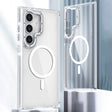 For Samsung Galaxy S24+ 5G Dual-Color Clear Acrylic Hybrid TPU MagSafe Phone Case(Transparent) - Galaxy S24+ 5G Cases by PMC TechLife | Online Shopping South Africa | PMC TechLife