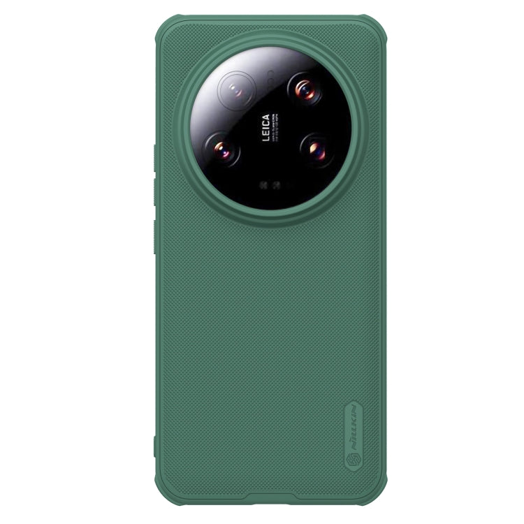 For Xiaomi 14 Ultra NILLKIN Super Frosted Shield Pro MagSafe Magnetic Phone Case(Green) - 14 Ultra Cases by NILLKIN | Online Shopping South Africa | PMC TechLife | Buy Now Pay Later Mobicred